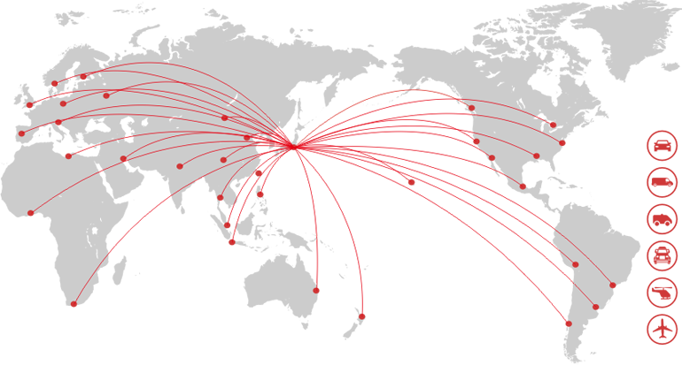 Cargo Netzwerk Sicherheitstransport